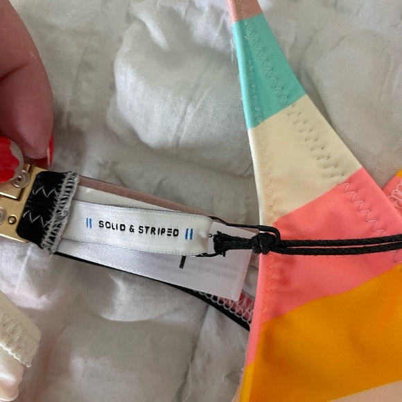 Solid & Stripe The Jane top stripe bikini top - Picture 6 of 10